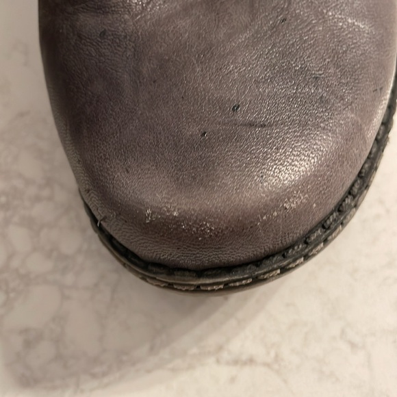 Remonte Women's Embossed Grey Leather Winter Boots, Size EUR 42 - Picture 6 of 7